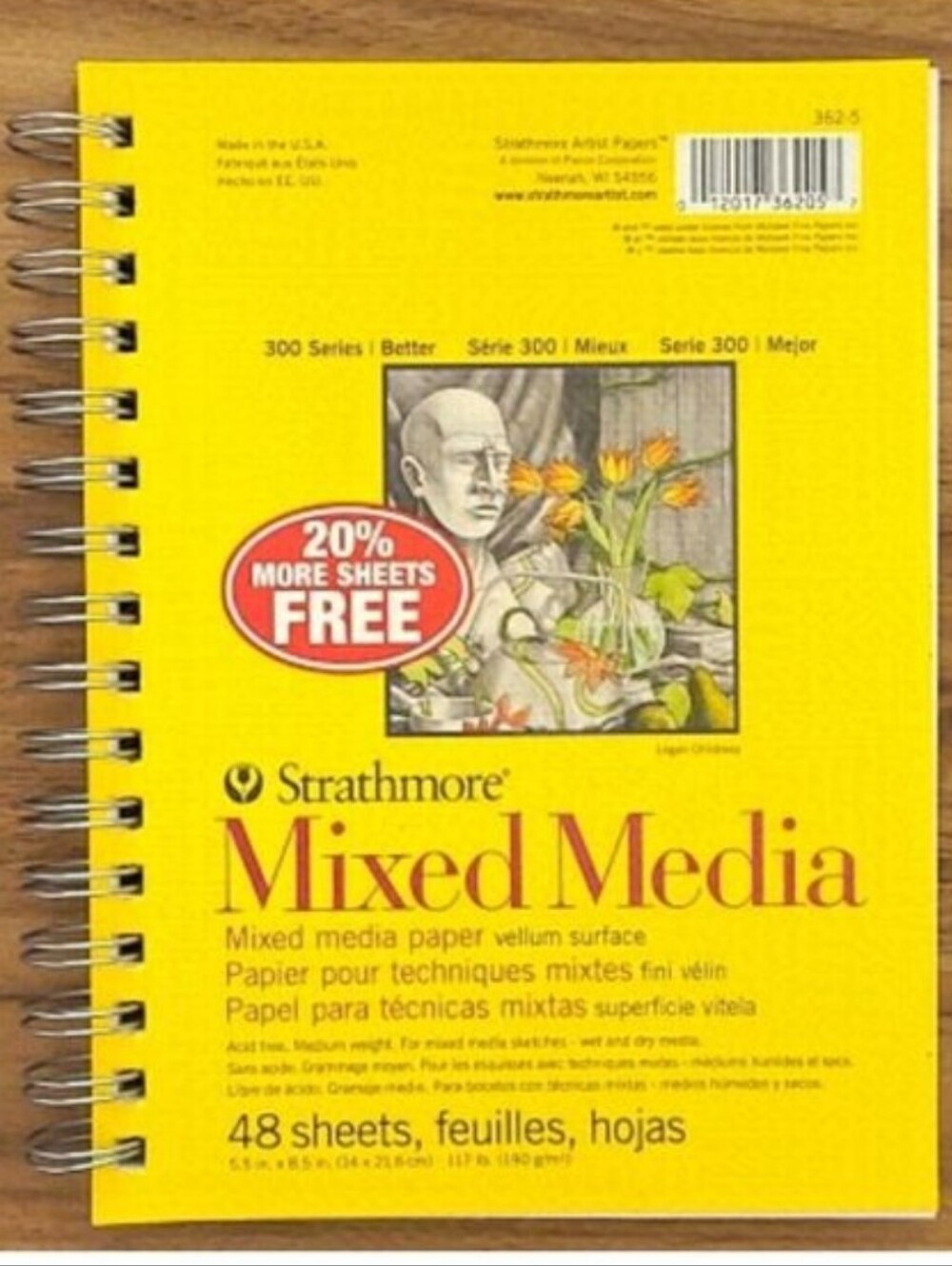 Strathmore Mixed Media 48 sheet 300 series Book
